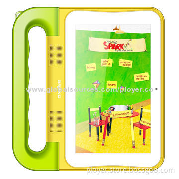 7-inch Learning Tablet PC with Quad-core Allwinner A31S CPU, IPS Screen 1,024 x 600P
